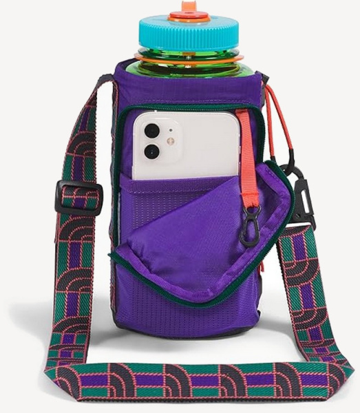 Сумка TNF Borealis Water Bottle Holder 1L (Green-Purple RadiantOrange)